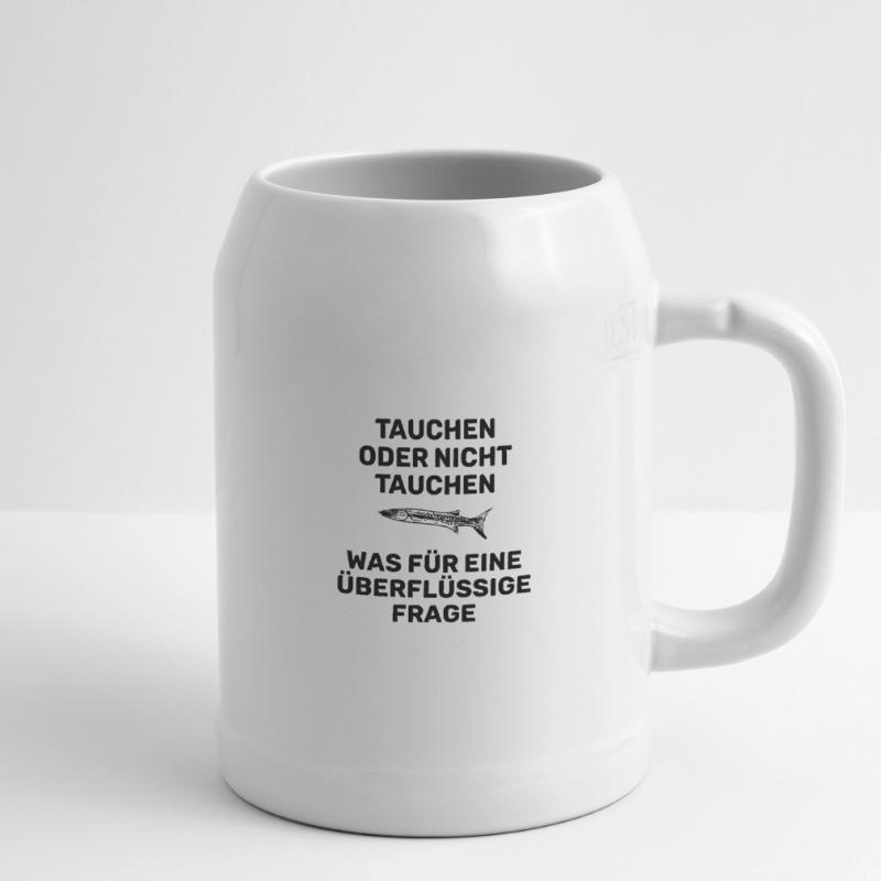 TAUCHEN ODER NICHT TAUCHEN Bierkrug