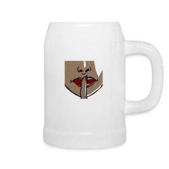 be quiet - Beer Mug - white - Right