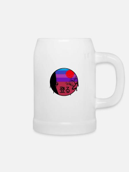 Kletter-Merch - Bierkrug - Weiß