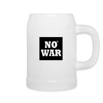 No war - Bierkrug - Weiß - Rechts