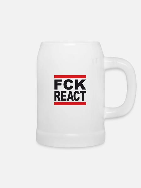 FCK REACT - Bierkrug - Weiß