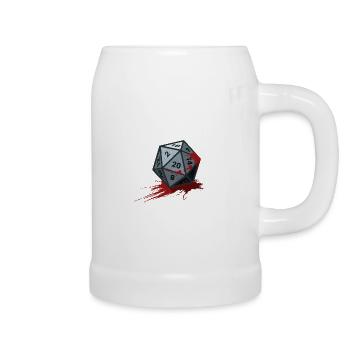 D20 Cube - Problème résolu - Chope en céramique - blanc - Droite