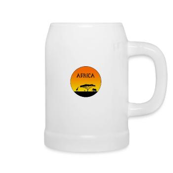 Africa - Bierkrug - Weiß - Rechts