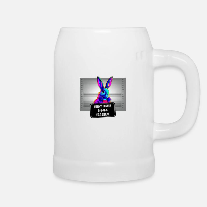Easter Bunny - Beer Mug - white