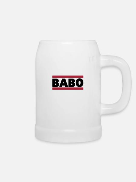 Babo - Bierkrug - Weiß