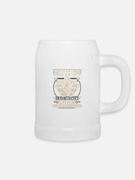 Mein Sohn - Bierkrug - Weiß