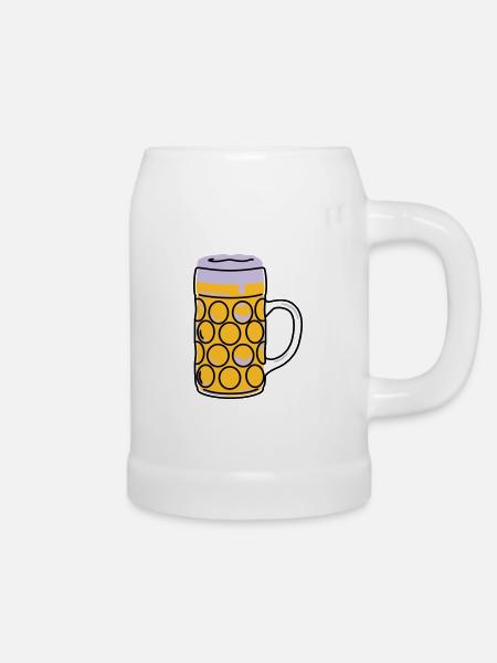 Bierkrug, Schoppen, Maß - Bierkrug - Weiß