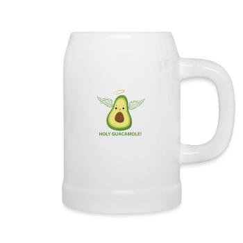 Holy Guacamole - Beer Mug - white - Right