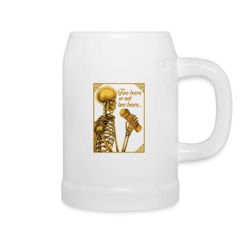 TWO BEERS OR NOT TWO BEERS - Beer Mug - white - Right