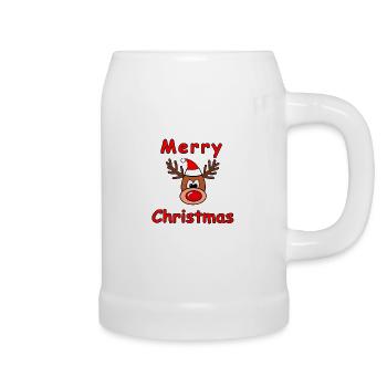 Merry Christmas - Beer Mug - white - Right