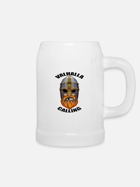 Valhalla Calling - Bierkrug - Weiß