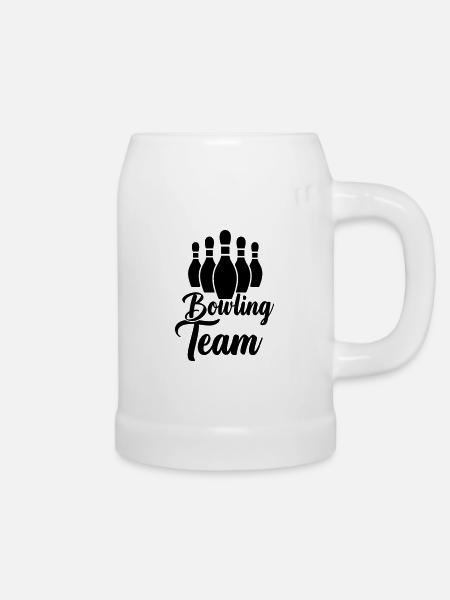 Bowling Team - Bierkrug - Weiß
