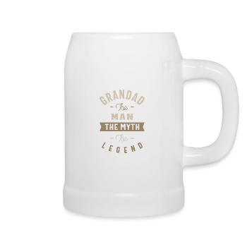Großvater Der Mythos - Bierkrug - Weiß - Rechts