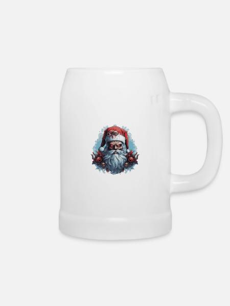 Santa Kraus 2 - Bierkrug - Weiß