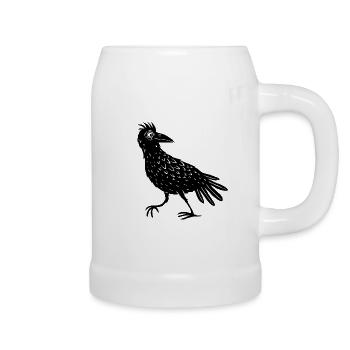 Crow - Beer Mug - white - Right