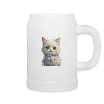 Cute animal - Beer Mug - white - Right