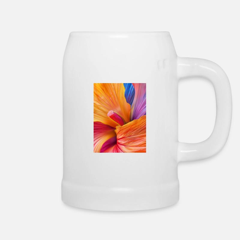 Abstract Petal 3 - Bierkrug - Weiß