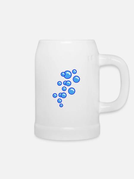 Blasen / bubbles (3c) - Bierkrug - Weiß