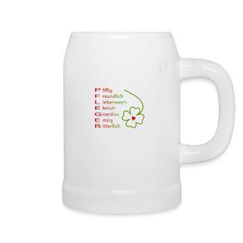 Pfleger - Bierkrug - Weiß - Rechts