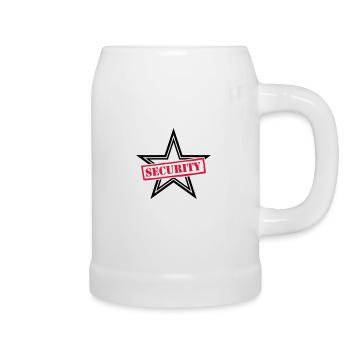 Security Stamp Design - Chope en céramique - blanc - Droite