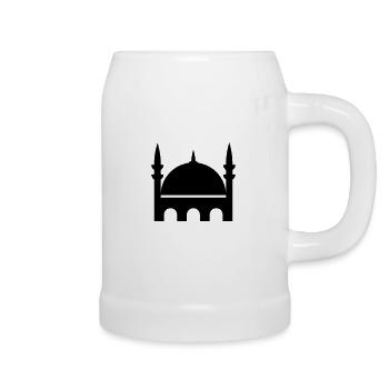 Moschee - Bierkrug - Weiß - Rechts