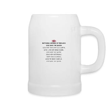 NATIONAL ANTHEM OF ENGLAND: GOD SAVE THE QUEEN - Chope en céramique - blanc - Droite