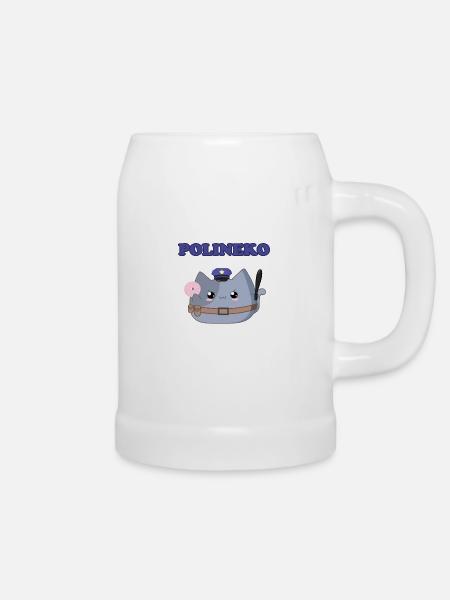 Polineko - Bierkrug - Weiß
