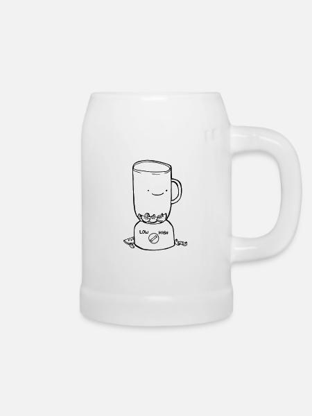 Mixer - Bierkrug - Weiß