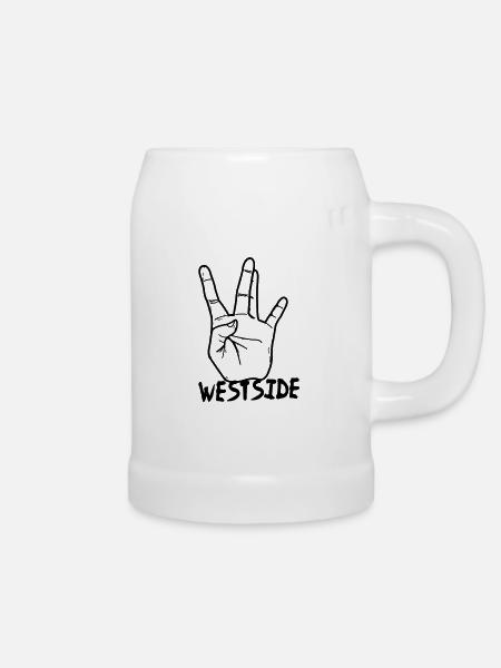 westcoast_3 - Bierkrug - Weiß
