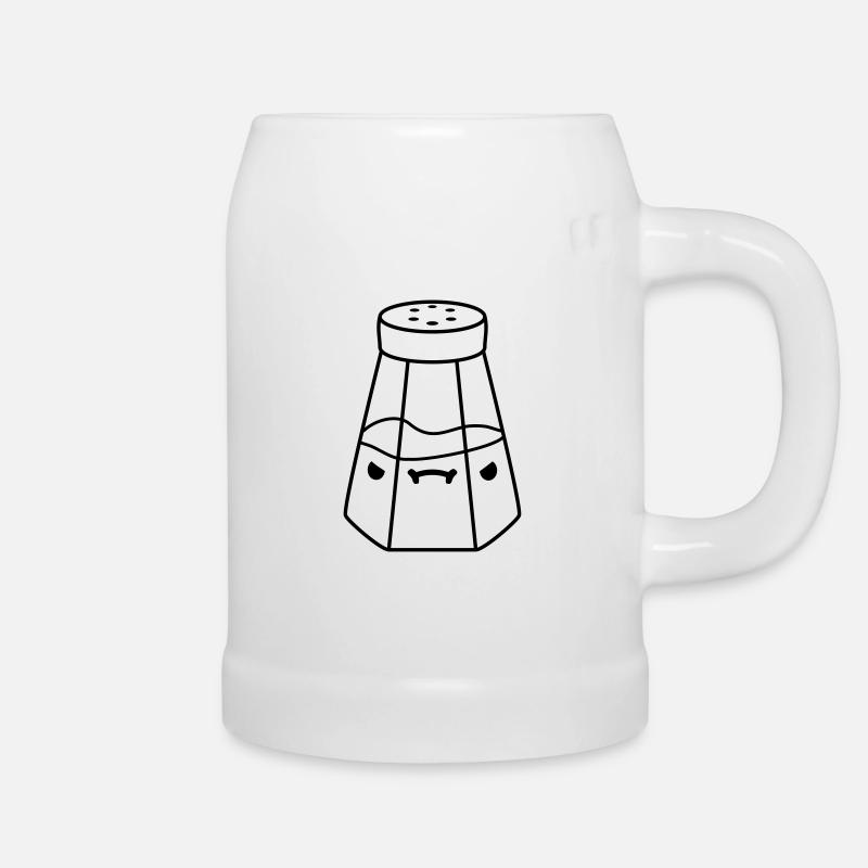 Design Boeser Salzstreuer - Bierkrug - Weiß