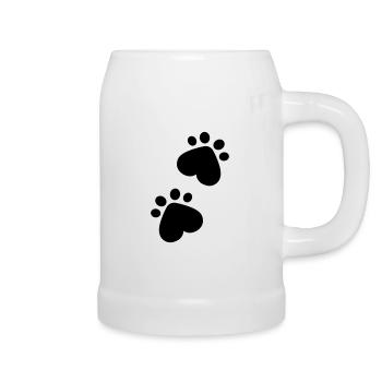 Paws - Beer Mug - white - Right