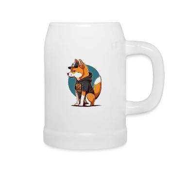 Cool Dog 5 - Bierkrug - Weiß - Rechts