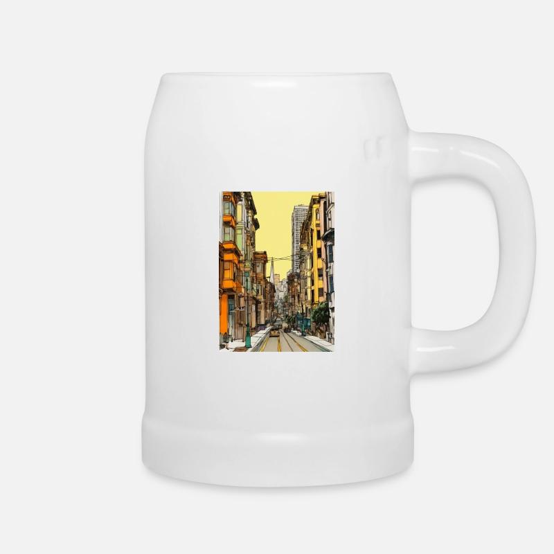 San Francisco - Bierkrug - Weiß