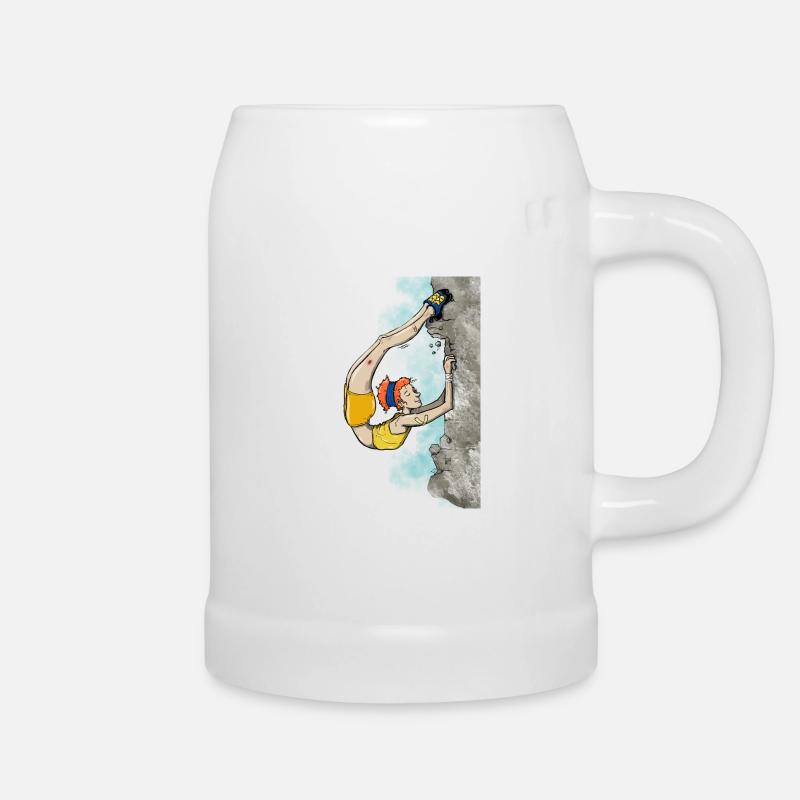 Grimpeur flexible - Chope en céramique - blanc
