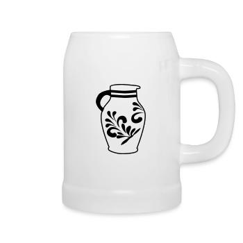Bembel - Der original Frankfurter Apfelweinbembel - Bierkrug - Weiß - Rechts