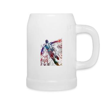 Schwimmsport #swimmer #sport - Bierkrug - Weiß - Rechts