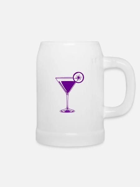 cocktail - Bierkrug - Weiß