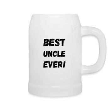 Best Uncle Ever - Beer Mug - white - Right