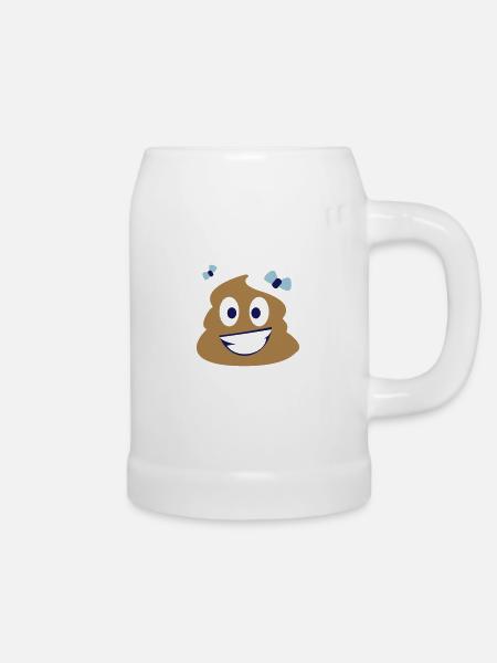 Pile of Poo - Bierkrug - Weiß