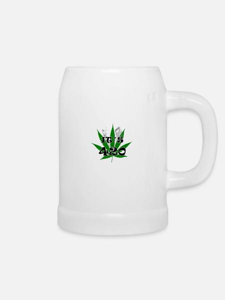 It´s 420 - Bierkrug - Weiß