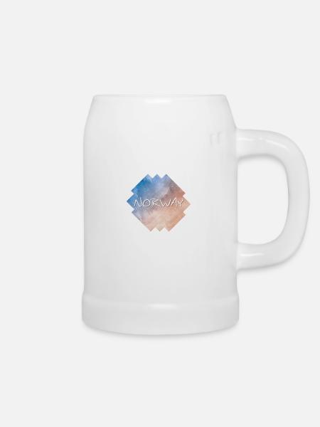 Norway - Norwegen - Bierkrug - Weiß