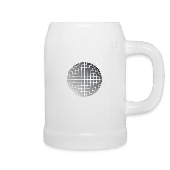Disco ball - Beer Mug - white - Right