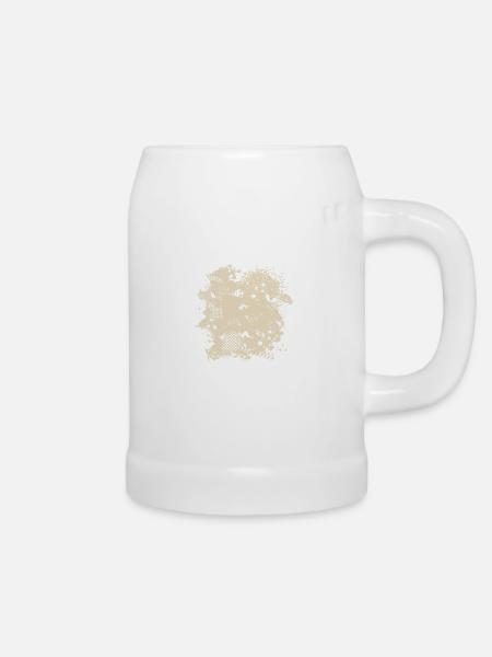 Vector background de - Bierkrug - Weiß