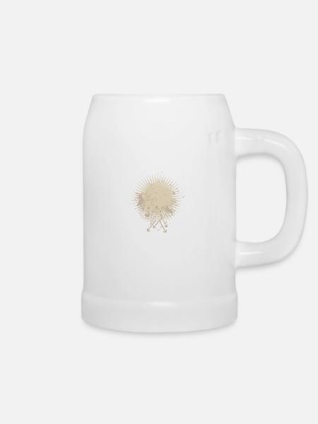 Vector background de - Bierkrug - Weiß