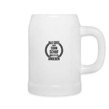 Sohn Kind Kinder Lustig Spruch Sprüche Geschenk - Bierkrug - Weiß - Rechts