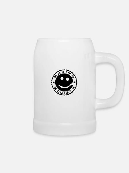 Smiley__V010 - Bierkrug - Weiß