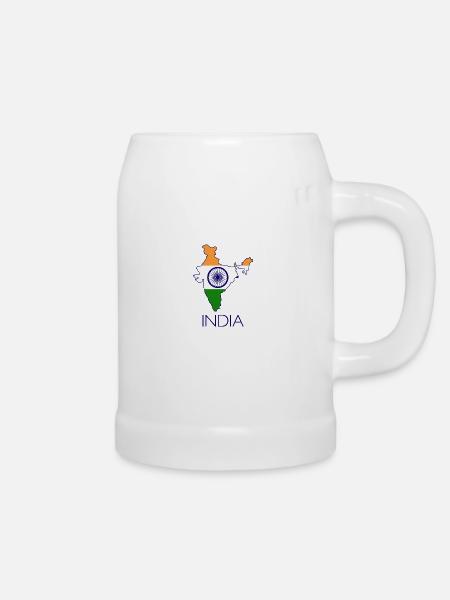 india - Bierkrug - Weiß