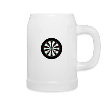 Dart Board - Bierkrug - Weiß - Rechts