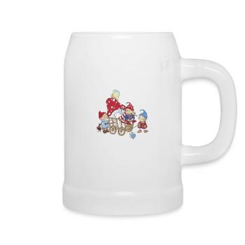 Wichtel_01 - Bierkrug - Weiß - Rechts