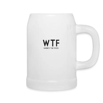 Where is the food - Beer Mug - white - Right
